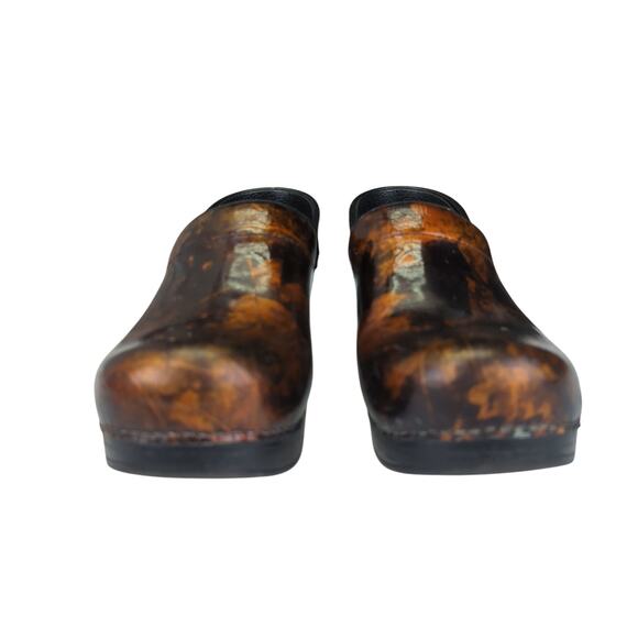 Dansko Pro Copper Brown Patent Leather Comfort Clogs 406290202 EU 38 Women's 8 - Picture 4 of 8